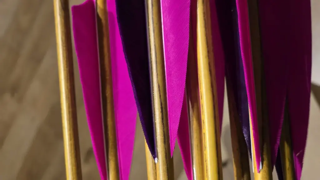 Pfeile mit traditioneller Naturbefiederung